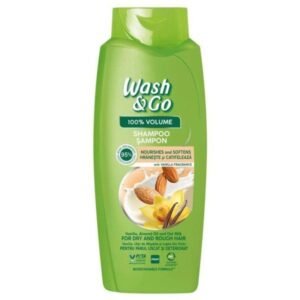 Wash&go Sampon Par Vanilla&almond Oil 360ml