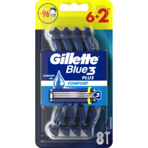 Gillette Aparat Ras Blue 3 Plus Comfort 8buc/set