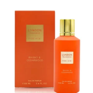 Apa de Parfum, Pentru Barbati, London Fragrances, Whisky & Cedarwood, 100ml - Inspirat de Jo Malone - Whisky & Cedarwood