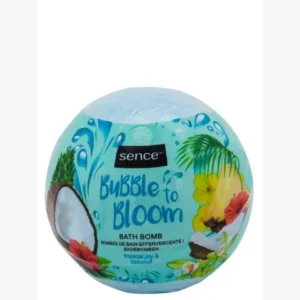 Bila de Baie Efervescenta, Sence, Bubble to Bloom, Tropical Joy & Coconut, 120g