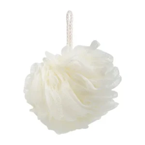 Burete de Baie Plasa cu Snur, Super Soft, Haoda, Alb