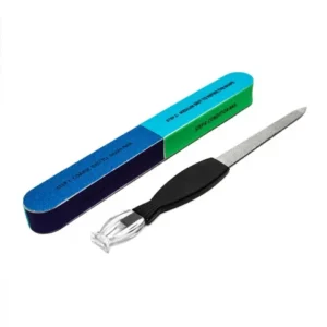 Set Manichiura, Oranjollie Professional, Pila Metal + Pila cu 8 Fete