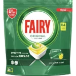 Detergent Capsule pentru Masina de Spalat Vase, Fairy, Lemon Scent, 84 buc