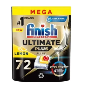 Finish Capsule Spalat Vase Capsule Powerball Ultimate Plus Lemon 72 capsule
