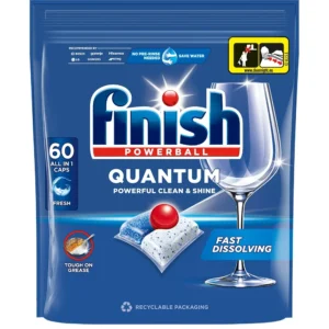 FINISH DETERGENT VASE CAPSULE QUANTUM POWERBALL ALL IN 1 60 BUCATI