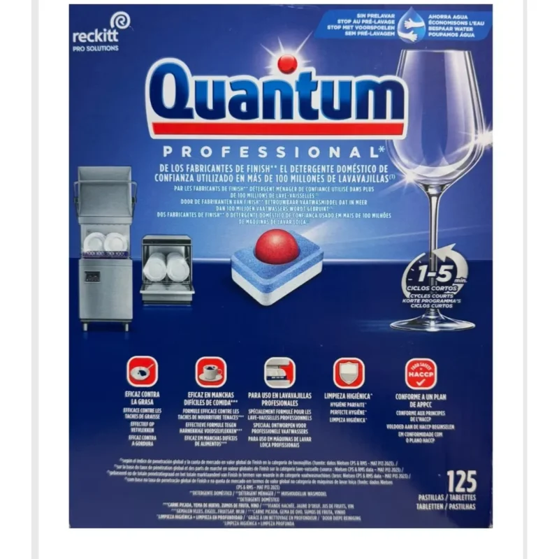 Finish Detergent Vase Capsule Quantum Professional 125 capsule