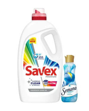 Savex Premium Color 100 spalari + Balsam rufe Semana Extra Fresh 40 spalari