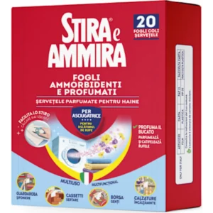 Stira Ammira Servetele Parfumate Uscator Rufe 20buc
