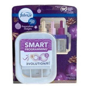 Odorizant de Camera, Febreze, Ambi Pur, 3Volution, Aparat Electric + Rezerva, Sugarplum Delight, 20 ml