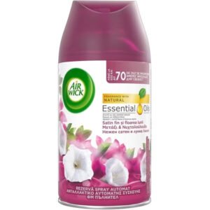 Rezerva Odorizant de Camera, Spray, Air Wick, Satin Fin & Floarea Lunii, 250 ml