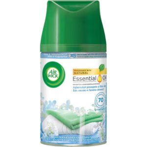 Rezerva Odorizant de Camera, Spray, Air Wick, Asternuturi Proaspete si Liliac Alb, 250 ml